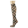 Bias Plaid Adult Knee Highs