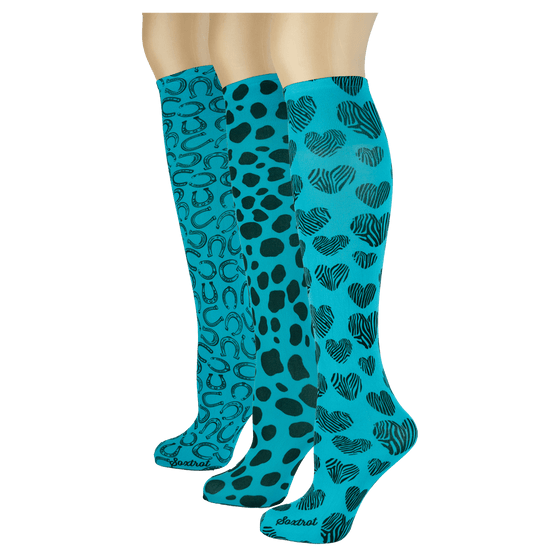 Turquoise Novelty 3 Pack