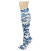 Blue Camo Youth Knee Highs