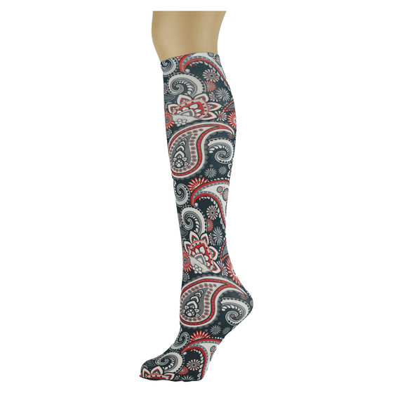 Classic Paisley Adult Knee Highs