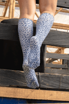 Denim Mini Skin Youth Knee Highs