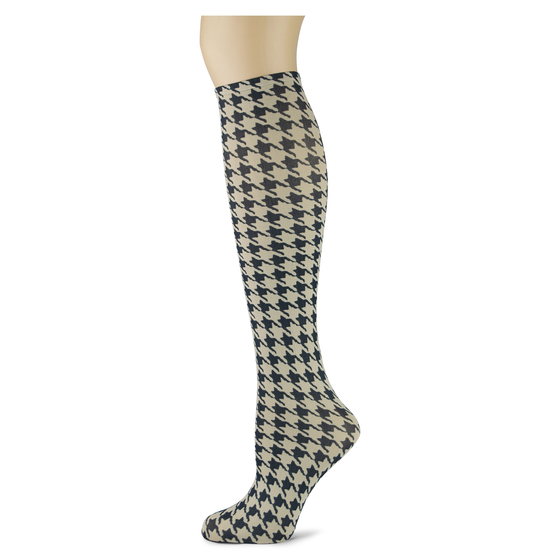 Houndstooth Adult Knee Highs