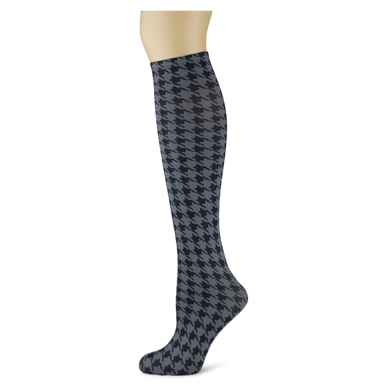 Houndstooth Adult Knee Highs