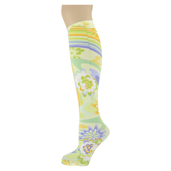 Kinky Flower Youth Knee Highs