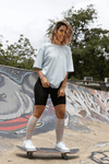 Rainbow Check Youth Knee Highs