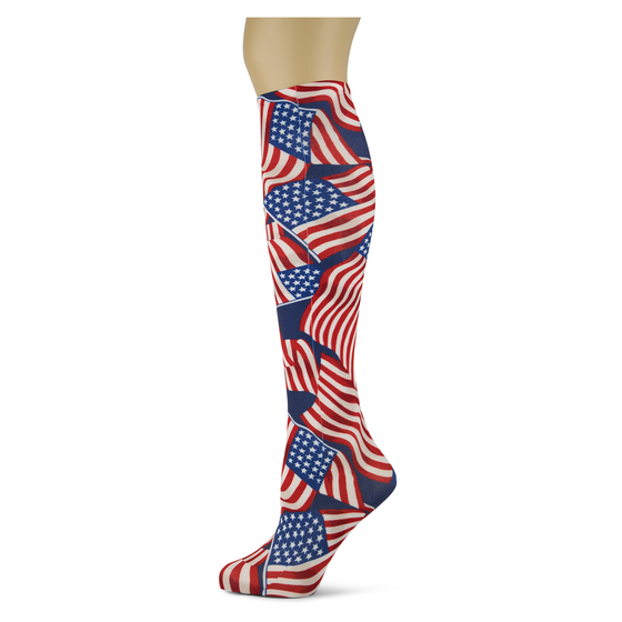 Stars And Stripes Youth Knee Highs