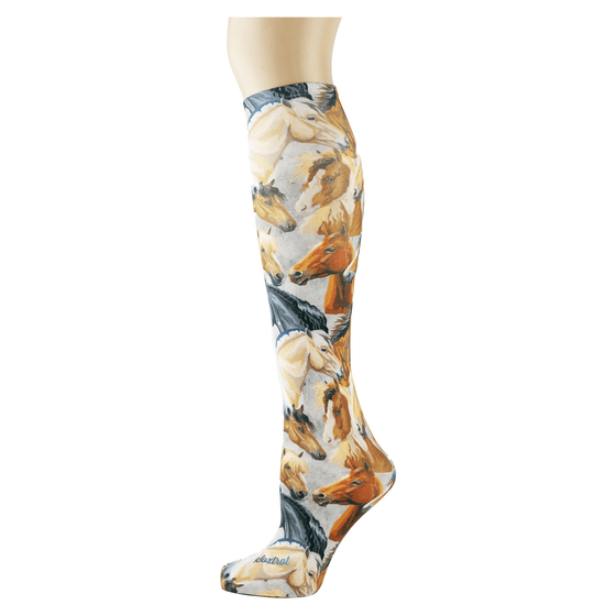 Wild Horses Adult Knee Highs