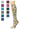 Zebra Hearts Adult Knee Highs