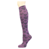 Zebra Hearts Adult Knee Highs